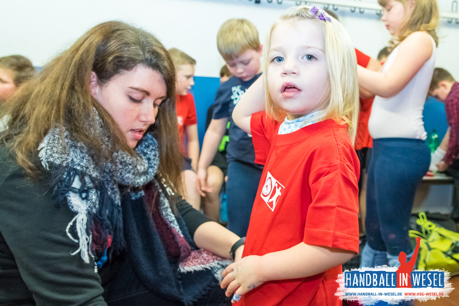 HSG Wesel E-Jugend / Einlaufkids TUSEM Essen 2017